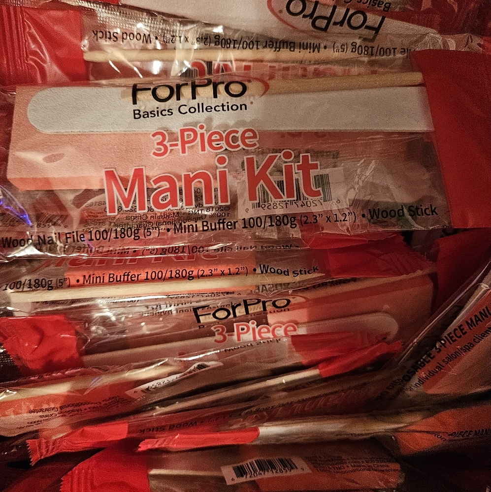 Brand new mani kits over 60 single packs
